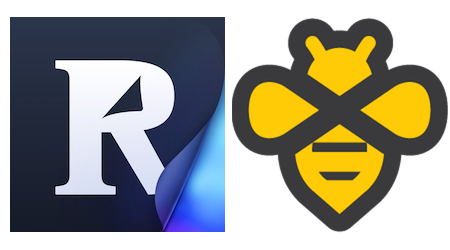 Readwise Reader and Beeminder logos next to each other